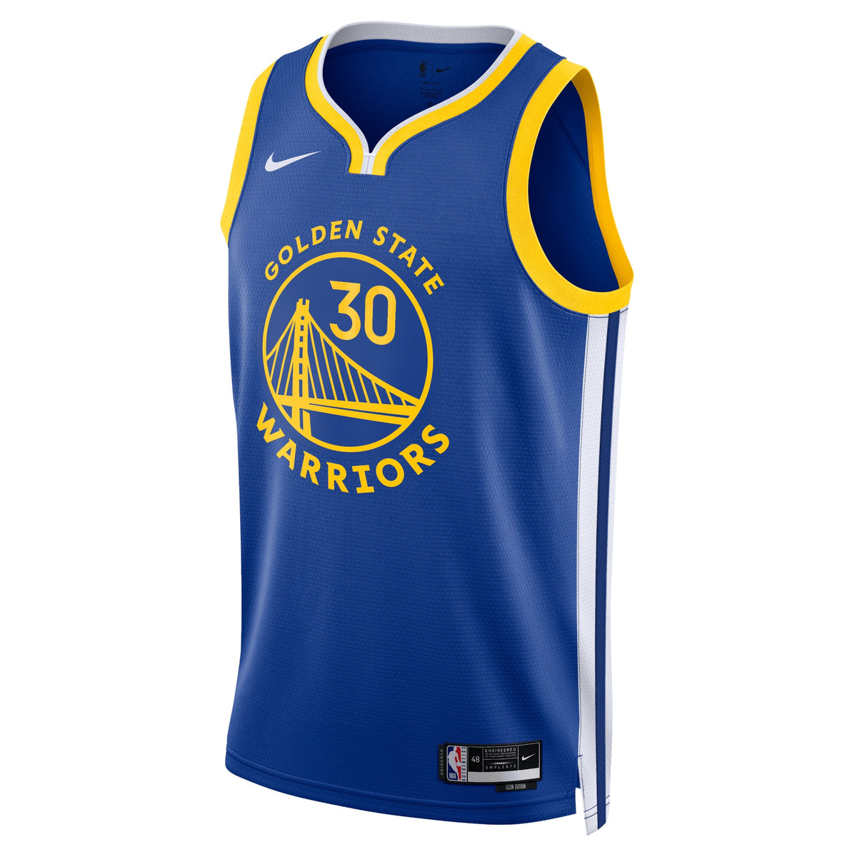 Stephen Curry Golden State Warriors Icon Edition Swingman Jersey - Royal - Unisex