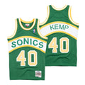 Shawn Kemp Seattle Supersonics Hardwood Classics Swingman Road Jersey - Mens