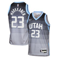 Lauri Markkanen Utah Jazz 2025/26 City Edition Swingman Jersey - Gray - Youth