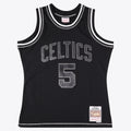 Kevin Garnett Boston Celtics 2007 Contrast 2K Swingman Jersey - Black
