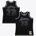 Dennis Rodman Los Angeles Lakers 1998 Contrast 2K Swingman Jersey - Black