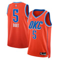 Luguentz Dort Oklahoma City Thunder Statement Edition Swingman Jersey - Orange - Unisex