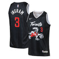 Brandon Ingram Toronto Raptors 2025/26 City Edition Swingman Jersey - Black - Youth