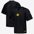 Los Angeles Lakers Courtside Football Jersey - Black - Mens
