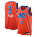 Jared McCain Oklahoma City Thunder Statement Edition Swingman Jersey - Orange - Unisex