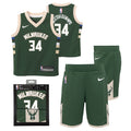 Giannis Antetokounmpo Milwaukee Bucks Replica Icon Jersey - Infant