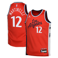 Nick Martinelli Los Angeles Clippers Statement Edition Swingman Jersey - Red - Youth