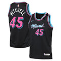 Davion Mitchell Miami Heat 2025/26 City Edition Swingman Jersey - Black - Youth
