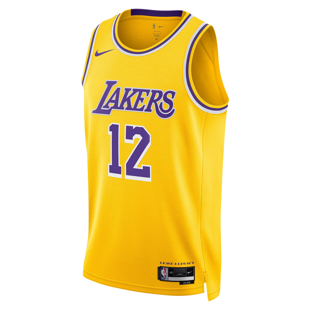 Jake LaRavia Los Angeles Lakers Icon Edition Swingman Jersey - Gold - Youth